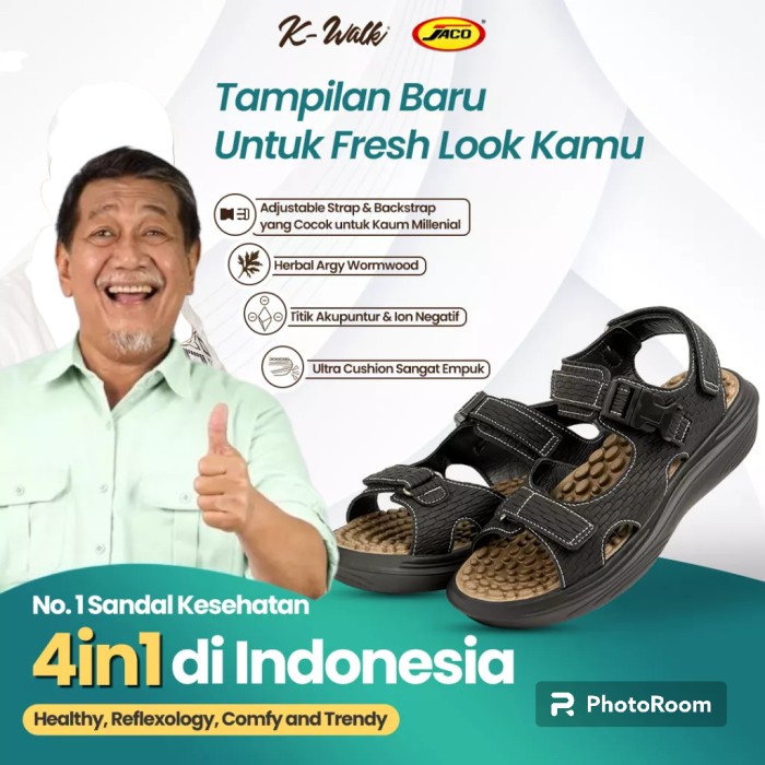 Terlaris Jaco Kozuii K-Walk Relaxer Sandal Kesehatan Dan Repleksi Original