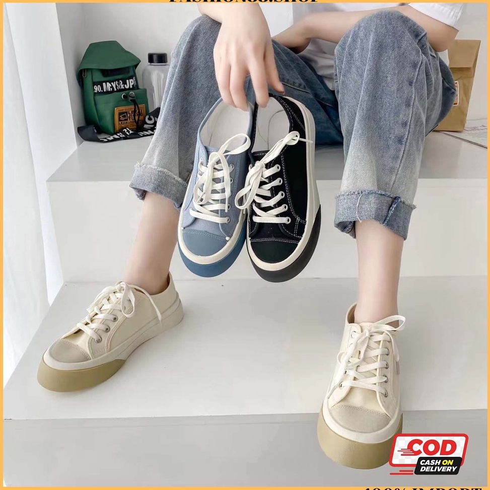 Rekomendasi.. Sepatu Taeyong Sepatu Import Sepatu Wanita Sepatu Sneakers Kanvas