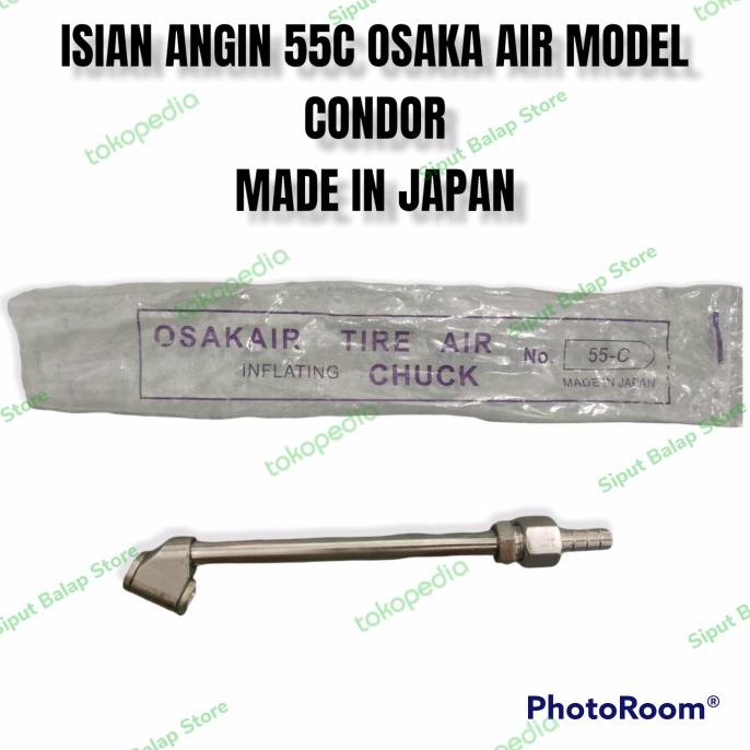 PENGISI ISIAN ANGIN BAN TIRE CHUCK OSAKA AIR MODEL CONDOR 55C JAPAN