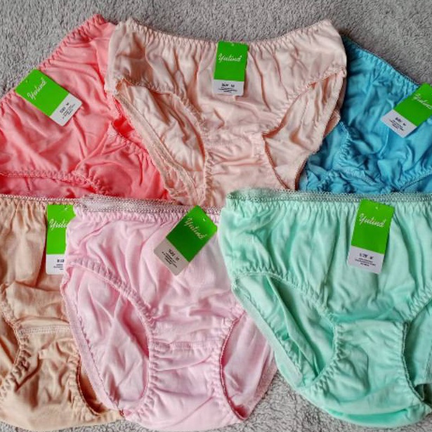 MURAH BANGET. 6 Pcs CD Yutind 022 - Celana Dalam Wanita Karet Sirsak Zig Zag - Perempuan Dewasa Toko