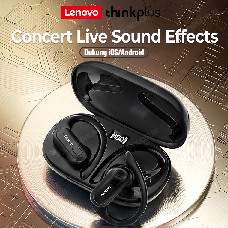 Harga Spesial.. Lenovo Thinkplus Xt60 Headset Bluetooth 5.3 Hifi Music 9d Tahan Air Dengan Mikrofon 