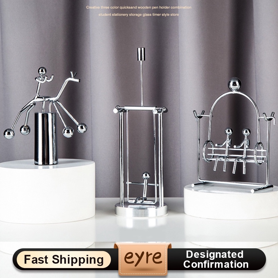 ✶HAZ Tuas Kreatif Keseimbangan Tuas Kecil Iron Man Geometris Dinamis Tak Terkalahkan Melayang Mesin 