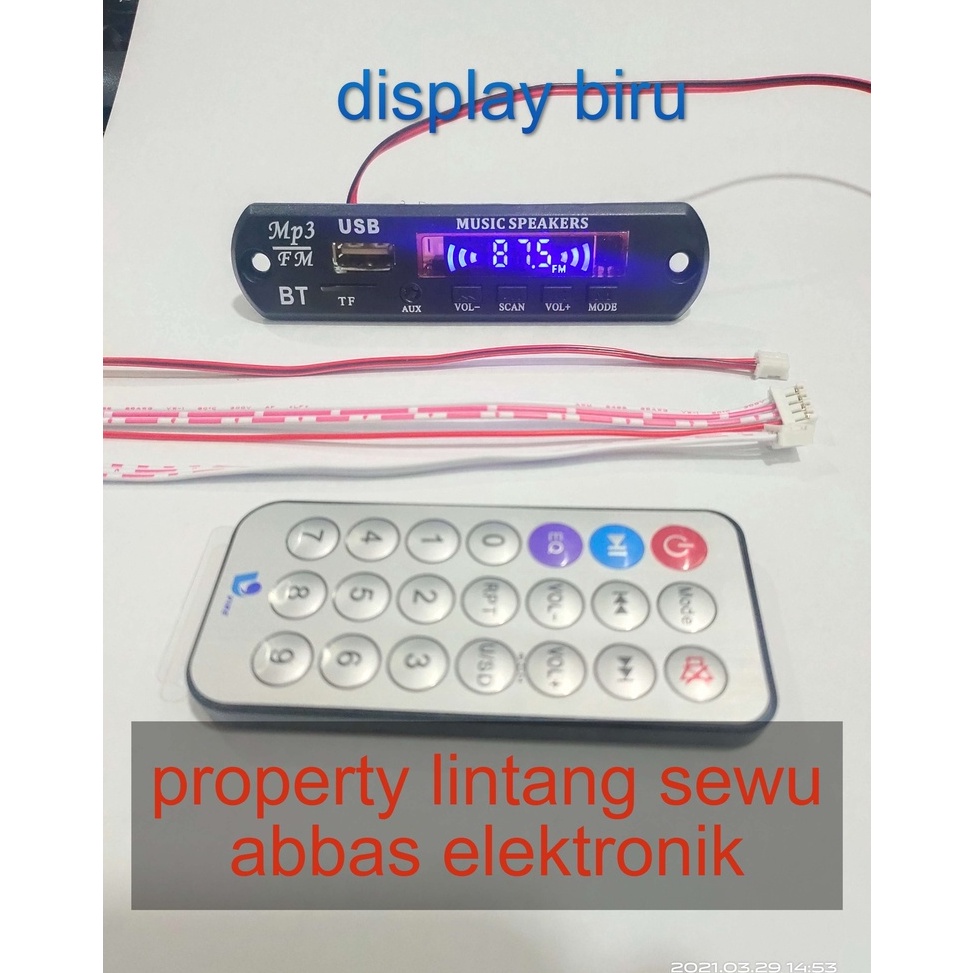 ✵0ss Mp3 bluetooth receiver modul kit MP3 player bluetooth VIRE VTF-108BT V8.5 ✤ ➢