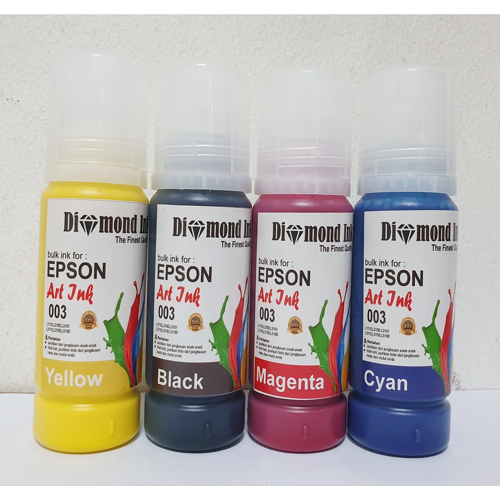 Terpercaya.. TINTA ART PAPER 003 EPSON L1210 L3210 L3250 L5290 DIAMOND INK