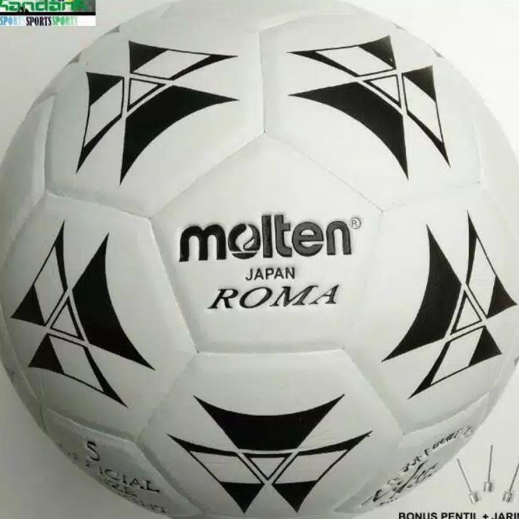 ➬ bola kaki / bola sepak molten / bola tendang roma napoli dan itali / bola sepak size 5 k Paling Di