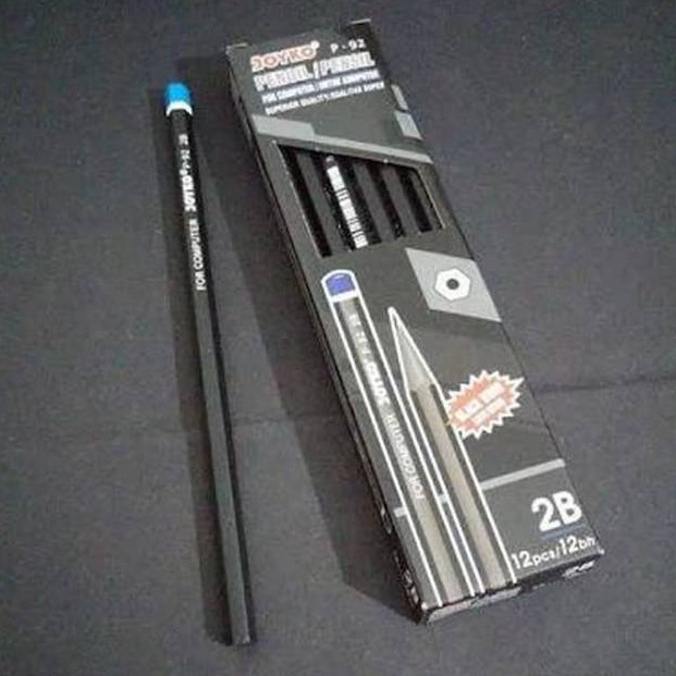 

NTCAP Pensil 2B hitam joyko P92 (lusin) ✲Ready