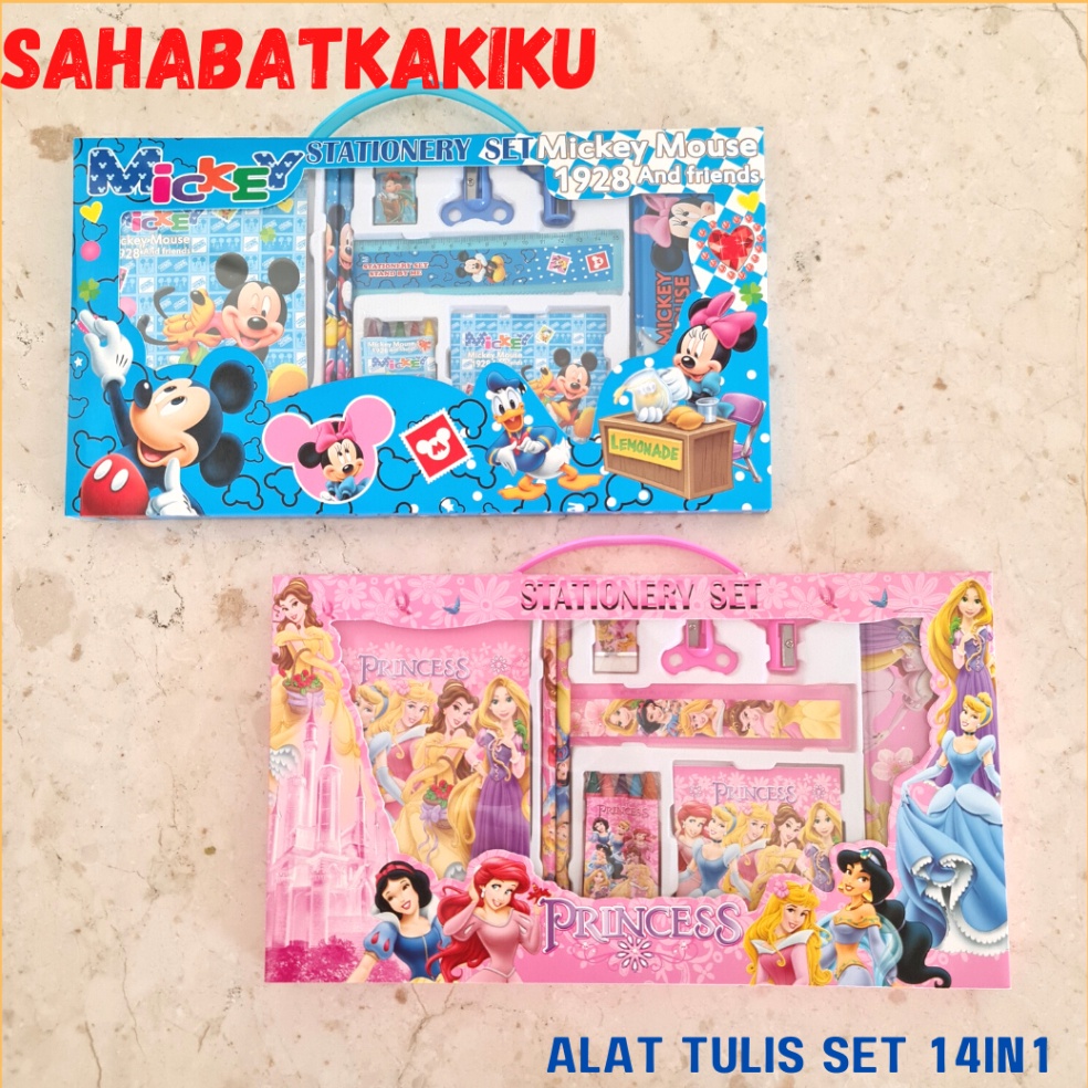 

Paket Alat Tulis Set 14 in 1 / Stationary Set 14 in 1 / Paket Alat Tulis Karakter ✩Murah Banget