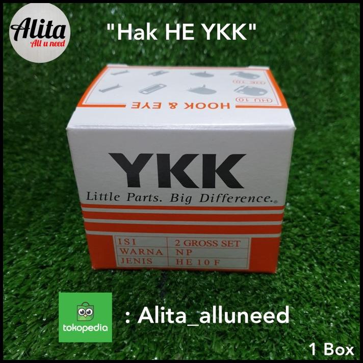 Best Seller Kancing Hak He Ykk Original (Isi 2 Gross)