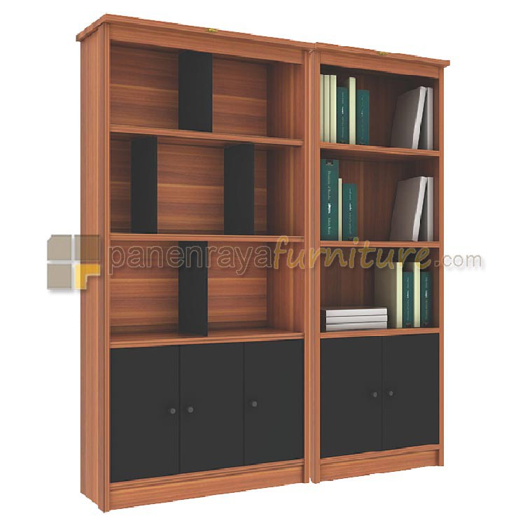 Paket Ruang Kerja Rak Buku Romaro RB04 + RB06 Italian