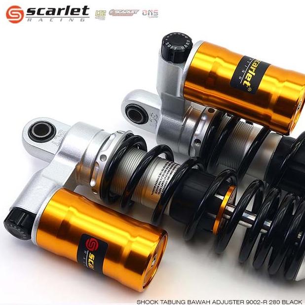 SCARLET RACING Shock Skok Tabung Bawah Adjuster 9002R 280 320 340 mm