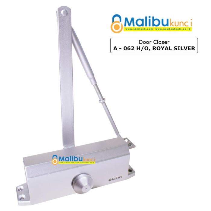DOOR CLOSER A-062 SILVER / penutup pintu otomatis GERBER