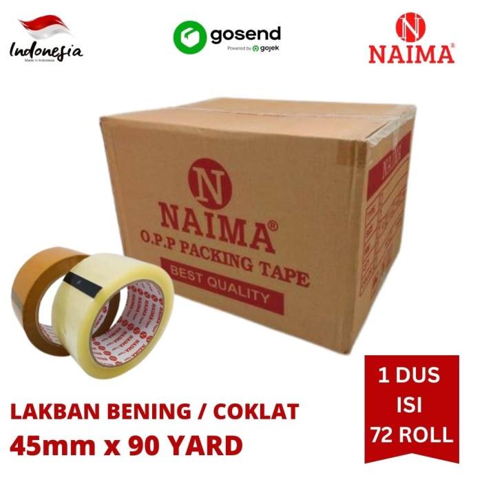 

Lakban Bening Coklat 100 Yard Dus Plakban 2 Inch 45Mm 90 Yard Murah