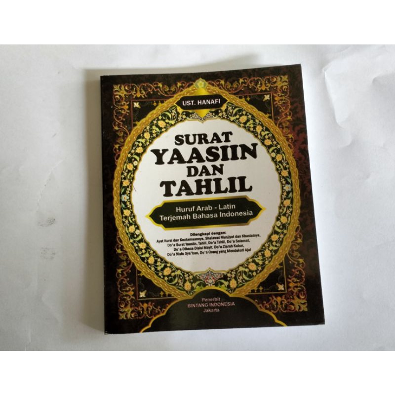 Buku Yasin dan Tahlil Terjemah Plus Istighosah Asmaul Husna