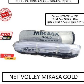 Net Bola Voli Mikasa Gold Volley Volly -Net Voli Murah - Net Bola Voli