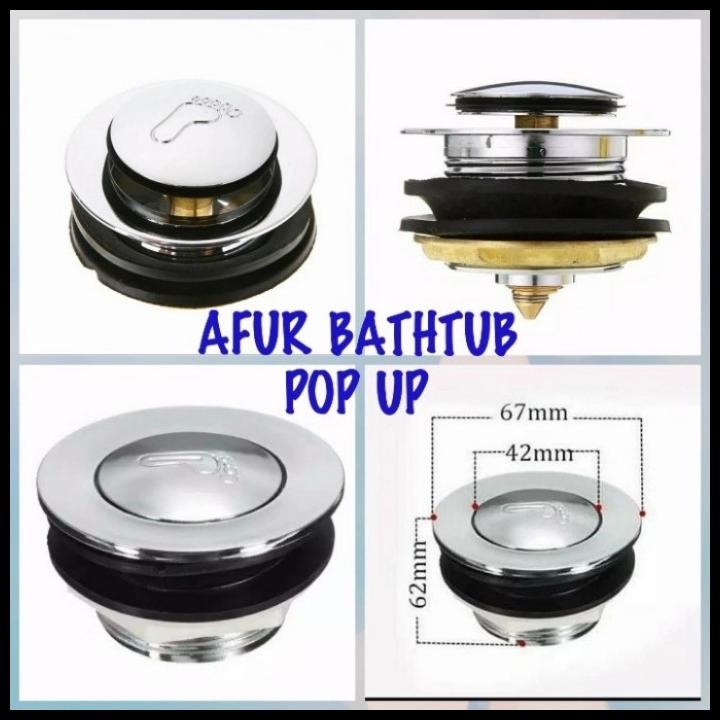 Terlaris Kepala Afur Bathtub Injak/ Afur Bathtub Kuningan