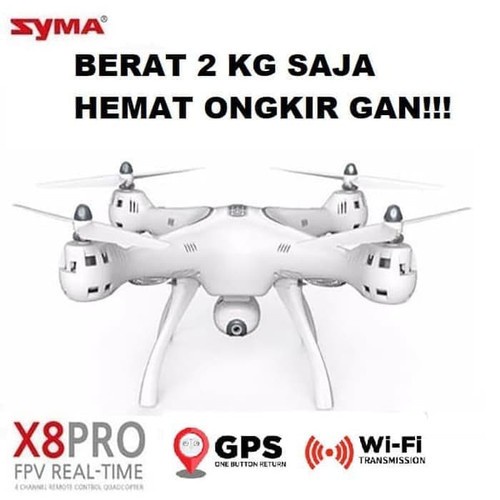 DRONE KAMERA MURAH SYMA X8PRO X8 PRO DRONE CAMERA GPS 720P FPV RTH ORIGINAL