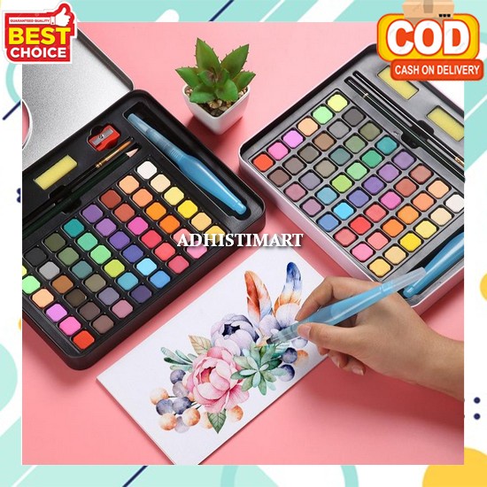 

Watercolor Set Art Lengkap Semua Warna Water Color Set Cat Air Lukis Lengkap Non Toxic Tidak Beracun Murah Dan Bagus Watercolour Painting Cat Lukis Kanvas Padat Cair Cat Air Anak Set Lengkap 48 Watercolor Alat Cat Air Termasuk Kuas Dan Kertas Gambara