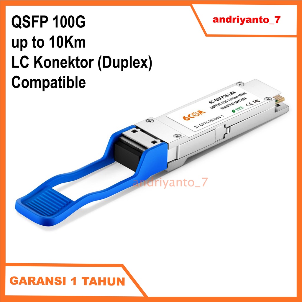 QSFP28 100G 10km Singlemode LC Compatible