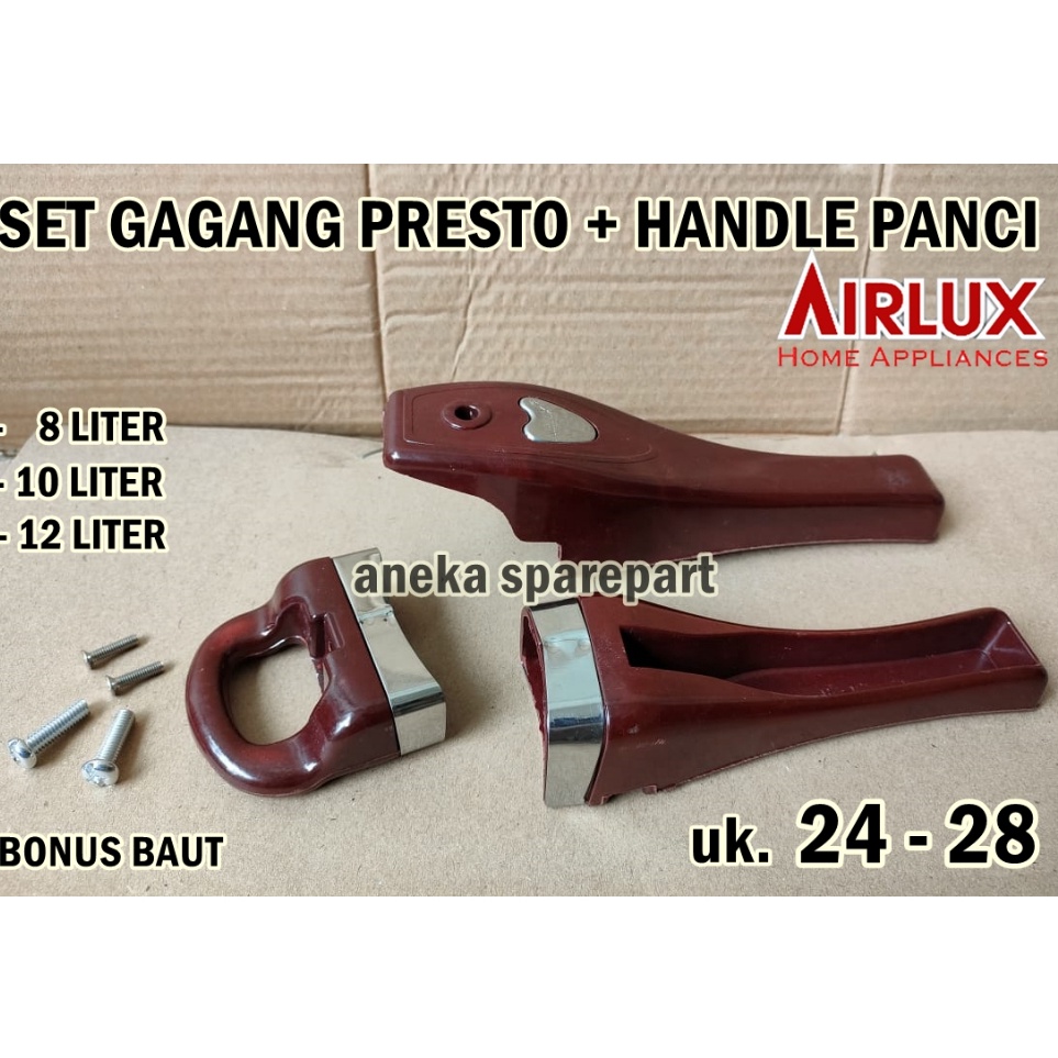'ZFs PAKET SET GAGANG PRESTO AIRLUX 24 - 28 PLUS HANDLE PANCI ORIGINAL j Special Edition Dijual .