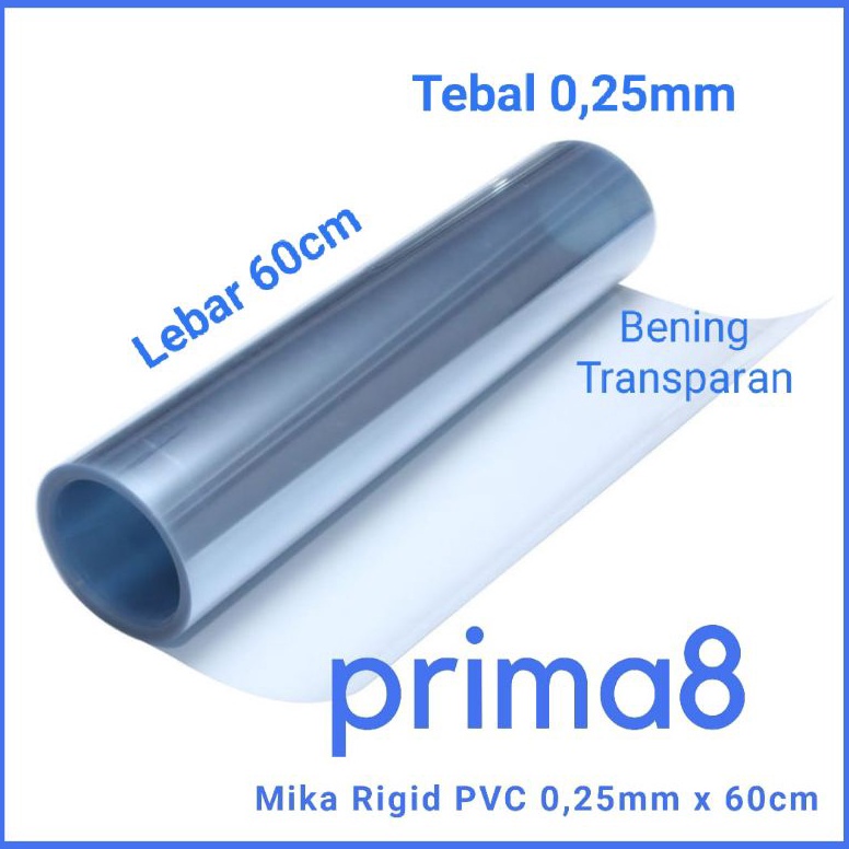 

↕ Plastik Mika Kaku Rigid Rigit PVC Bening Tebal 0,25mm Lebar 60cm Mika Hantaran Kotak Seserahan Sourvenir MIKA METERAN 84