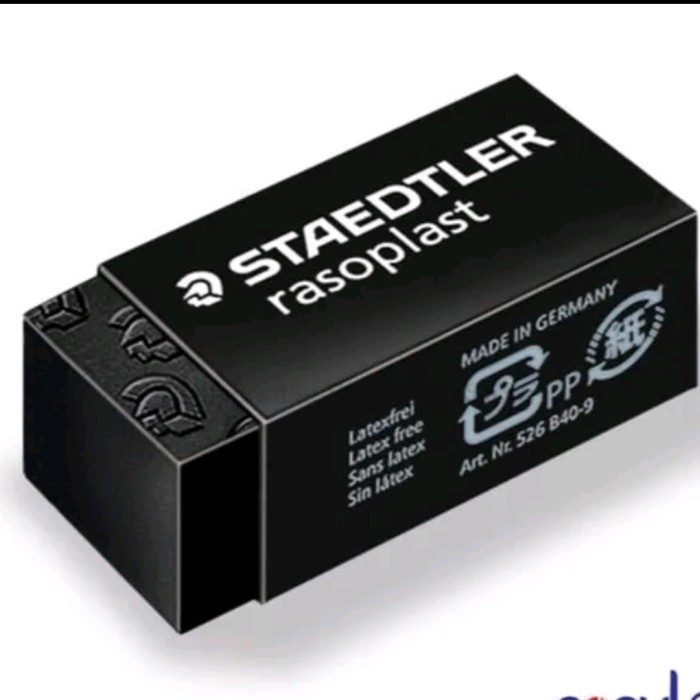 

Aurealia Penghapus Staedler B40 Hitam Kecil#Dust Free#1 Pak Isi 40 Pcs