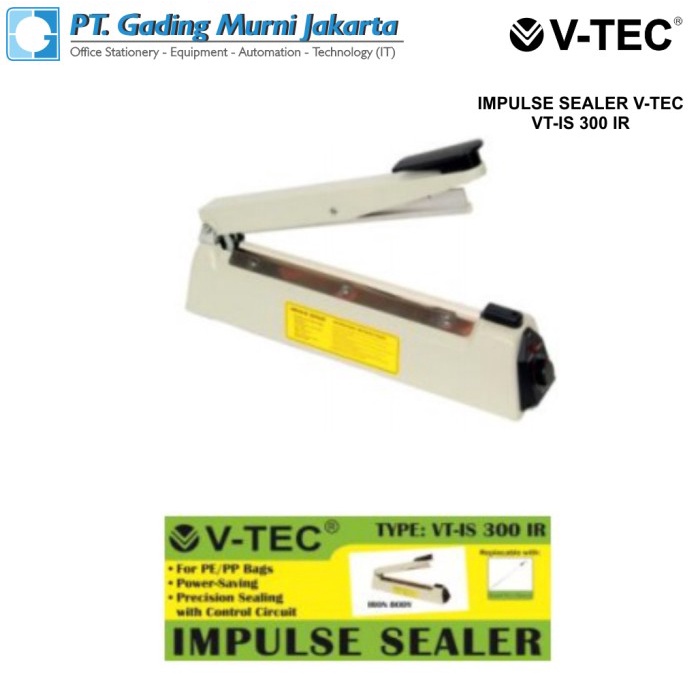 Impulse Sealer / Mesin Press Plastik V-Tec (Vt-Is 300 Ir)