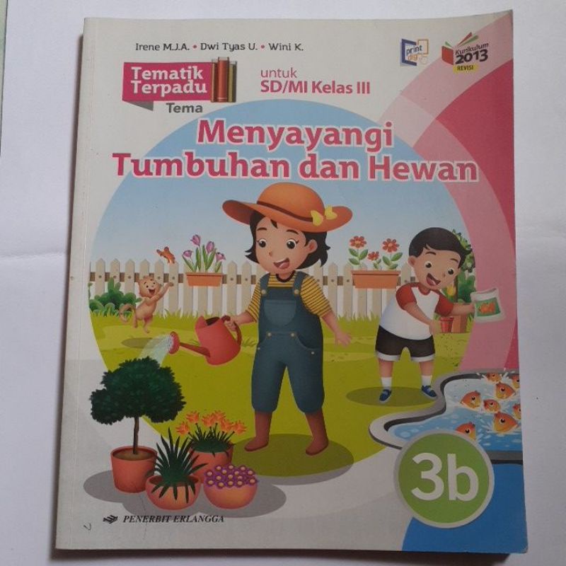 Buku Tematik Kelas 3 SD Erlangga