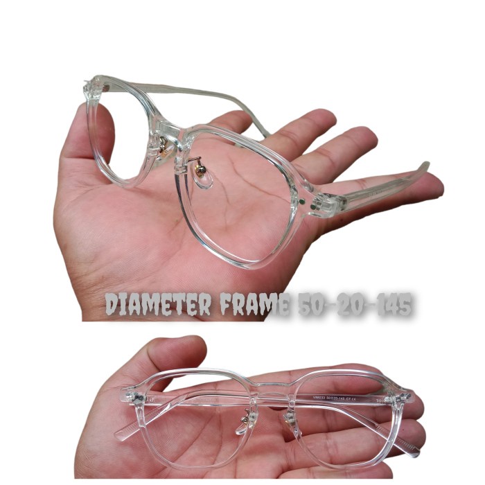 Best Seller Kacamata Bening Frame Clear Kacamata Wanita Paket Lensa Minus