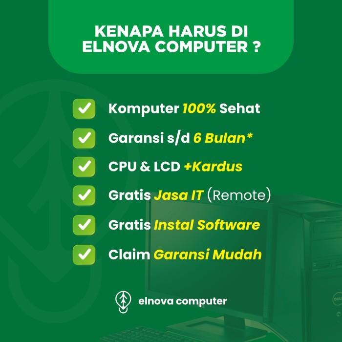 Pc / Cpu / Komputer Paket Pelajar Dual Core Like New / Pc Full Set