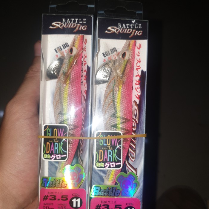 Bestseller Lure Egi Axz Rattle Squid Jig 3.0/3.5G