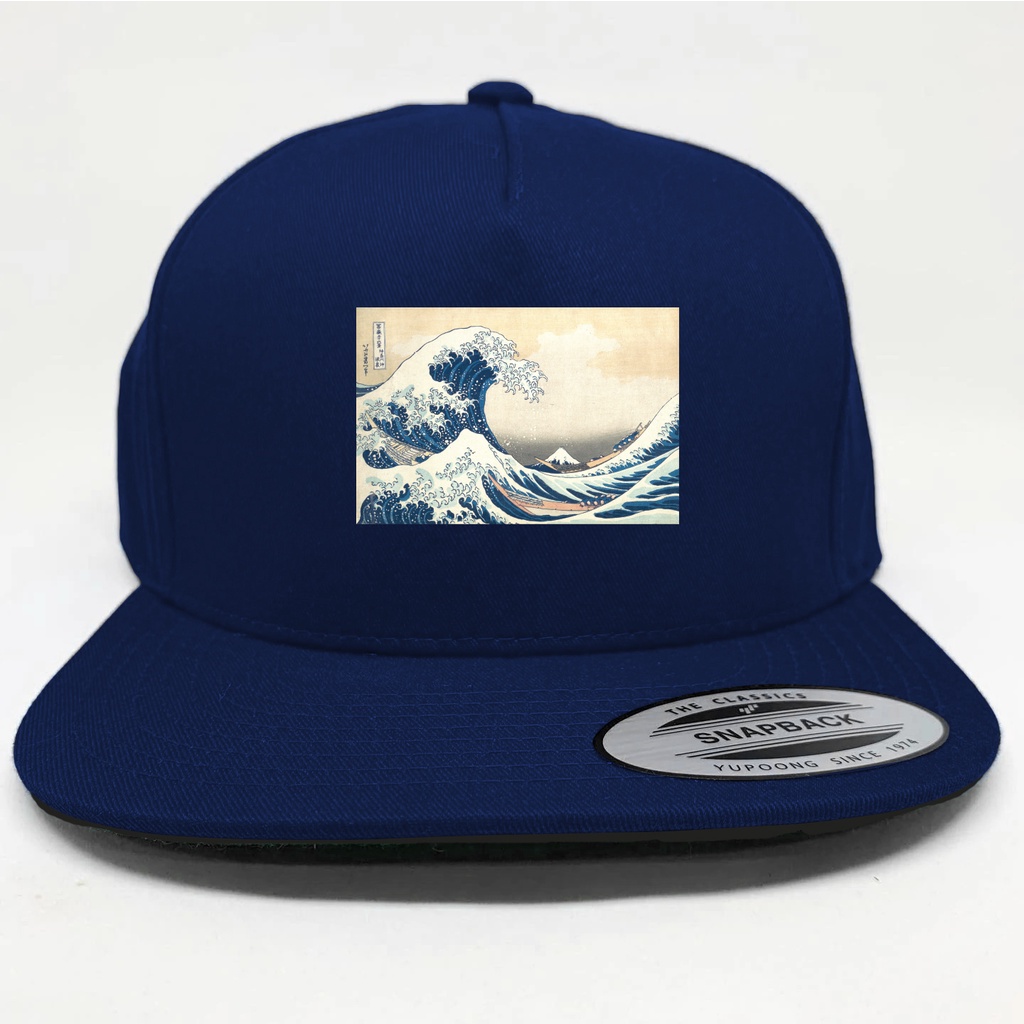 Topi Snapback CAMOE The Great Wave off Kanagawa