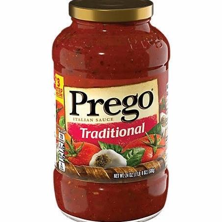 

PREGO TRADITIONAL RECIPE SPAGHETTI SAUCE 680 GR