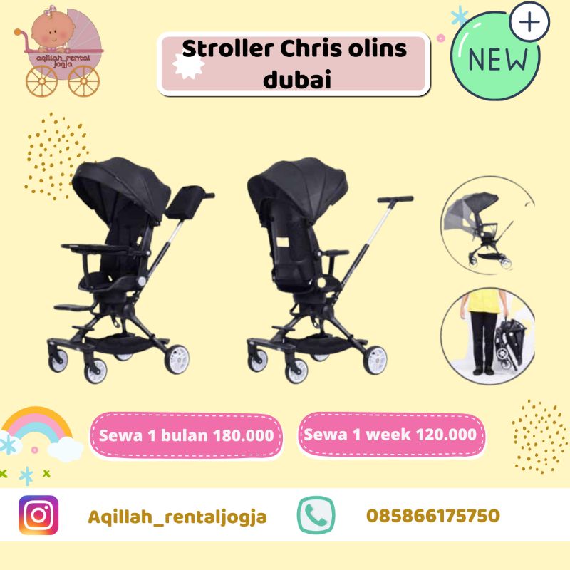 sewa stroller Dubai Chris olins jogja