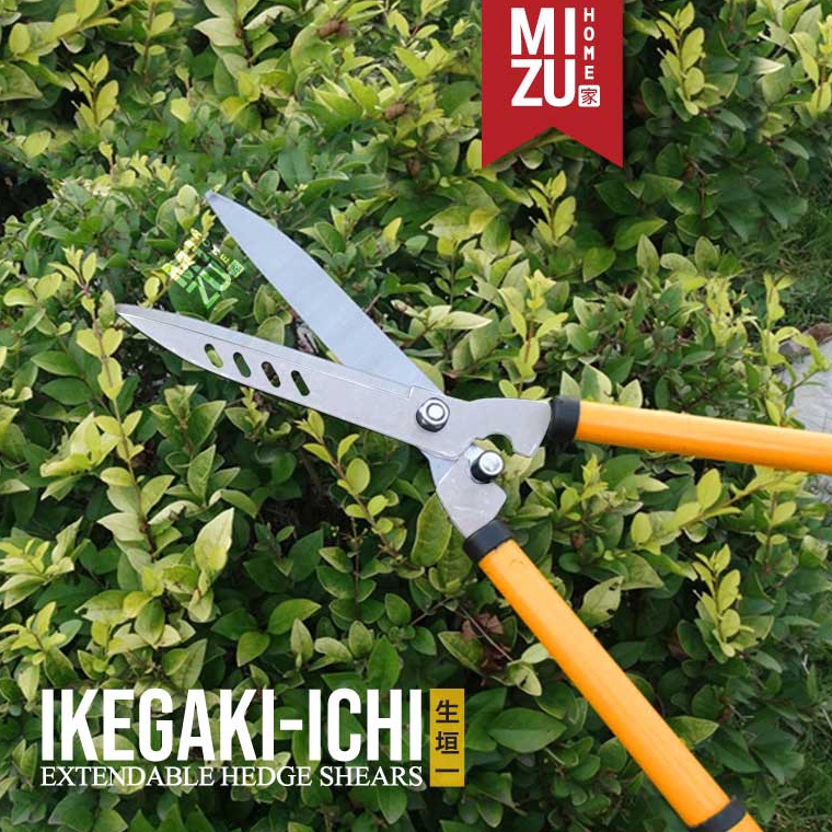 ` Nc MIZU IKEGAKI-ICHI Hedge Shears Hedge Clippers Gunting Rumput Dahan Pohon Gunting Taman Gunting 