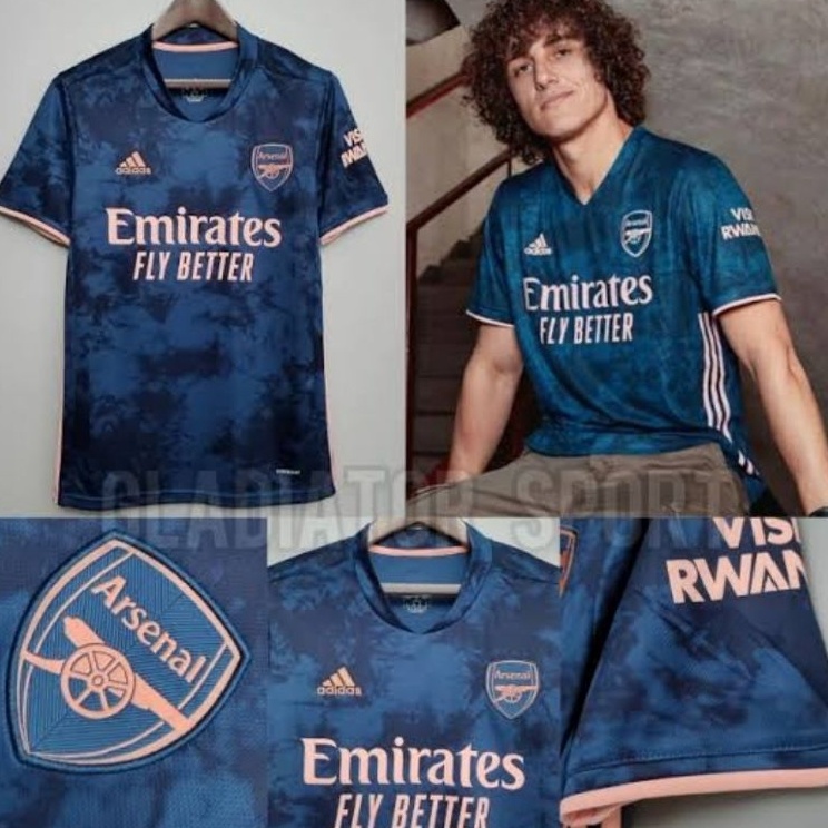 ・ OY Import Jersey bola Arsenal 3rd third 2020/2021Navy GO import 20/21 Premium Grade Ori Official b