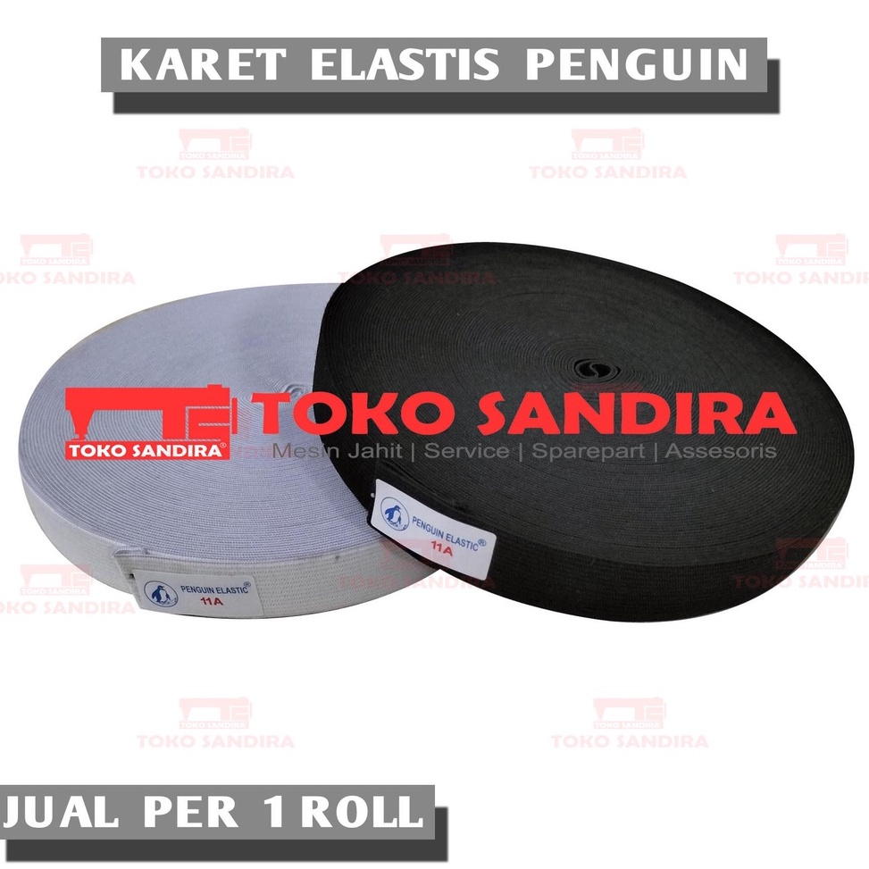 ➩Yvk 1 ROL KARET ELASTIS 2.5 CM/KARET PENGUIN 11A/KARET 2.5 CM/KARET MURAH/KARET ELASTIC PENGUIN 2.5