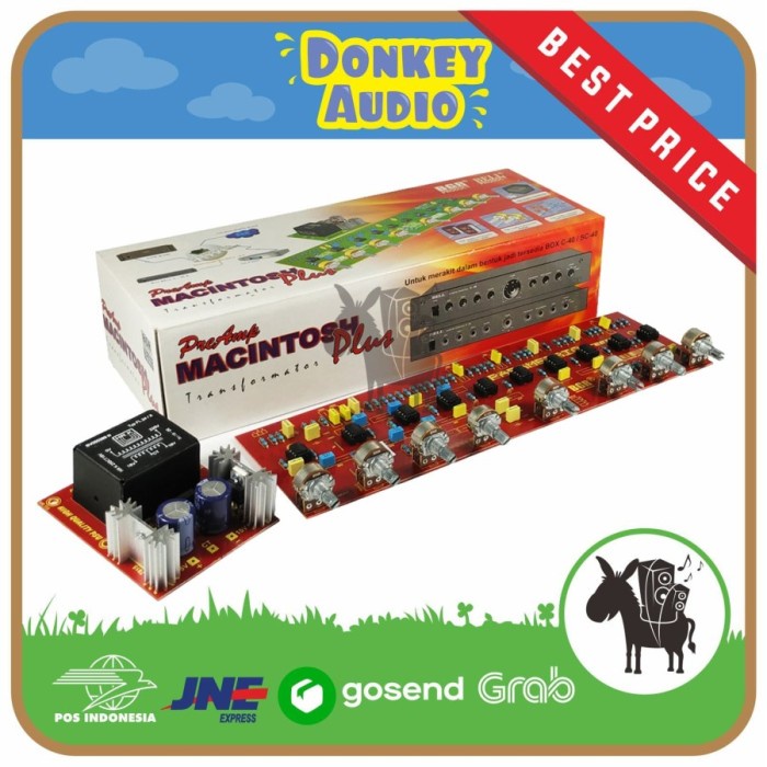 KIT TONE CONTROL PARAMETRIK MACHINTOSH DENGAN TRAFO BELL BGR