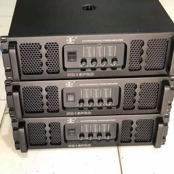 POWER AMPLIFIER 4 CHANNEL RDW ND15PRO / ND 15PRO / ND 15 PRO ORIGINAL