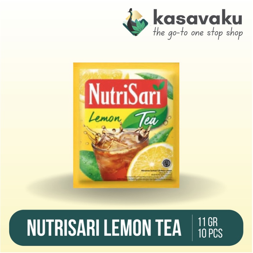 

NutriSari Aneka Rasa 11gr x 10Pcs (1 Renceng) Nutri Sari - Lemon Tea