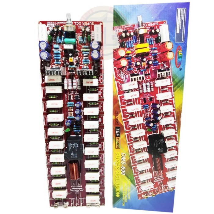 KIT DRIVER POWER AMPLIFIER SUPER OCL TEF 1500WATT MONO DMS-699 DMS 699