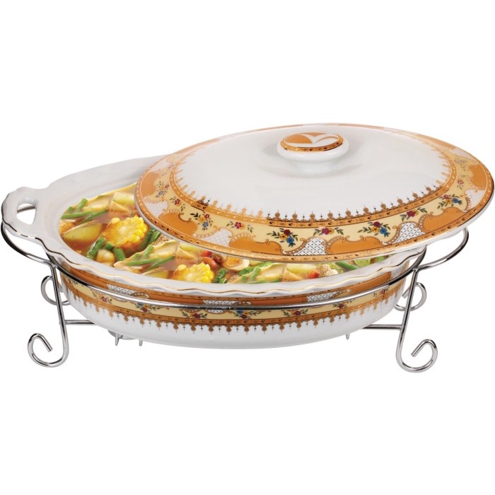 FOOD WARMER OVAL VICENZA / WADAH SAJI OVAL / PRASMANAN VICENZA B683