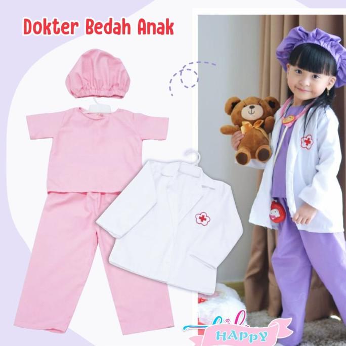 baju dokter bedah anak perempuan kostum dokter anak baju profesi
