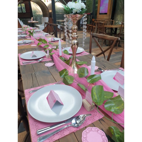 Dekor Table setting/table setting manners/dekorasi ultah/dekor meja makan hias
