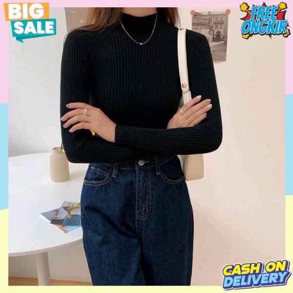 Pakean Inner Rajit Terbaru 2023 Turtelnec Model Korean Style Bsju Rsjut Turtellnek Pakaian Dalaman W