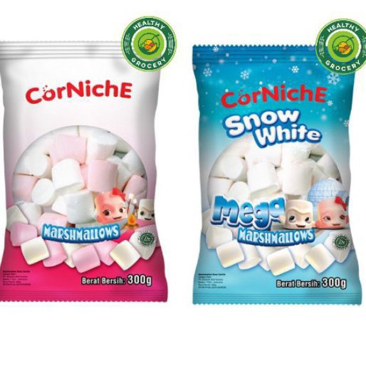 

←Ready❋ KKYWG CORNICHE Marshmallow Mega 300 gr / Pink White / Snow White / Marshmallows / Marshmellow / Marshmellow / PERMEN HALAL / MURAH J87 ✺Terkini