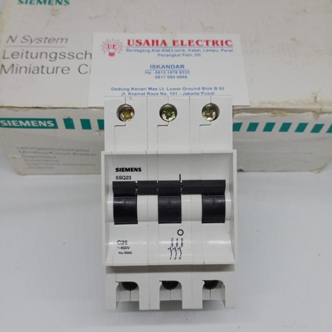 Mcb 25A 3Phase Siemens Original
