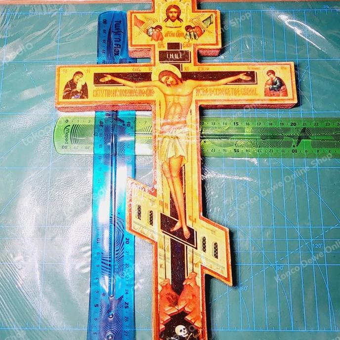 Salib Orthodox - Cross - Salib Dinding - Hiasan Dinding - Ortodoks