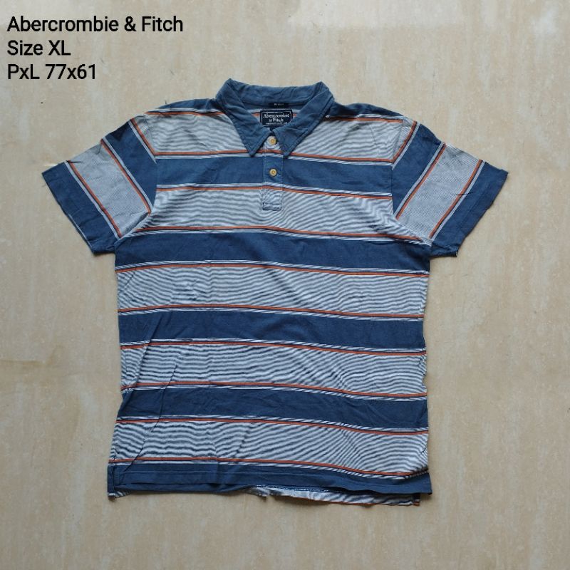 Polo Shirt Abercrombie & Fitch Size XL PxL 77x61