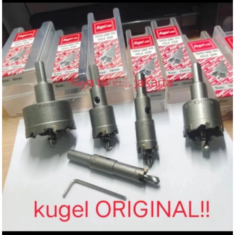 Kugel hole saw tct 65 mm-mata bor stainless  original kugel