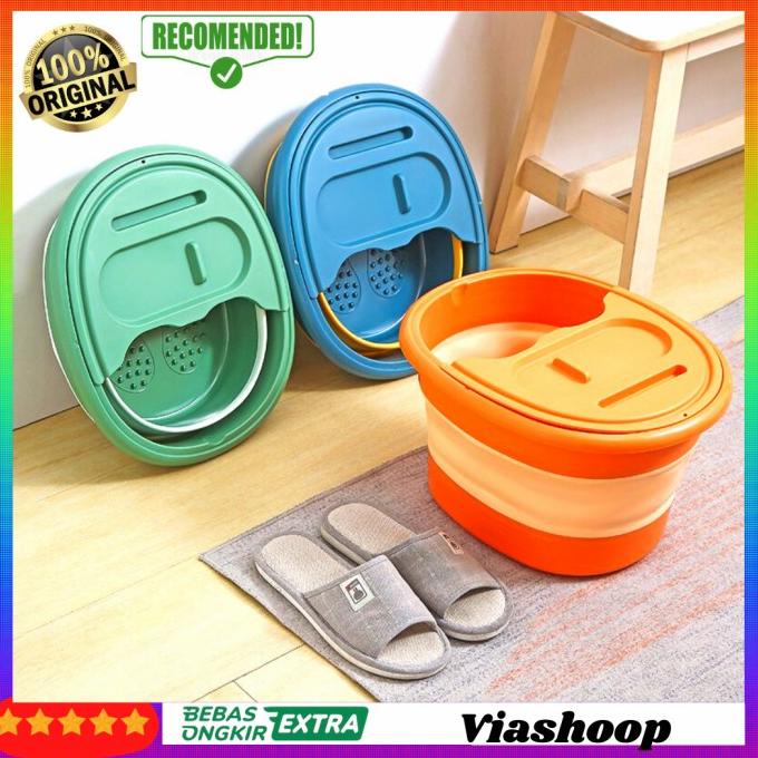 New Ember Baskom Bak Wadah Rendam Kaki Pedicure Manicure Spa Pijat Kakinya